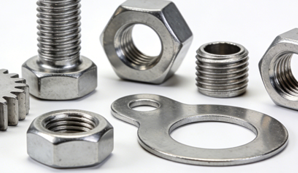 Zinc and nickel plated steel components with heat treatment for wear resistance