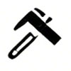 In-process inspection tool icon for routine dimensional verification