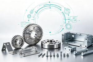 CNC machining and MIM processes for precision metal parts manufacturing